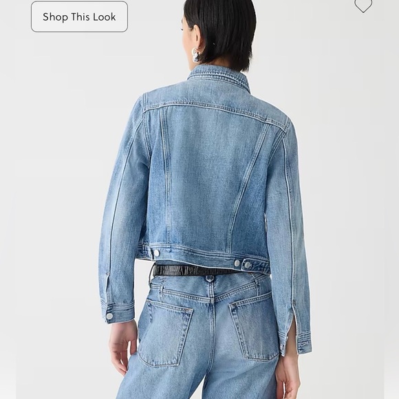 J. Crew New Classic Denim Jacket in Bianca Wash - Picture 3 of 13